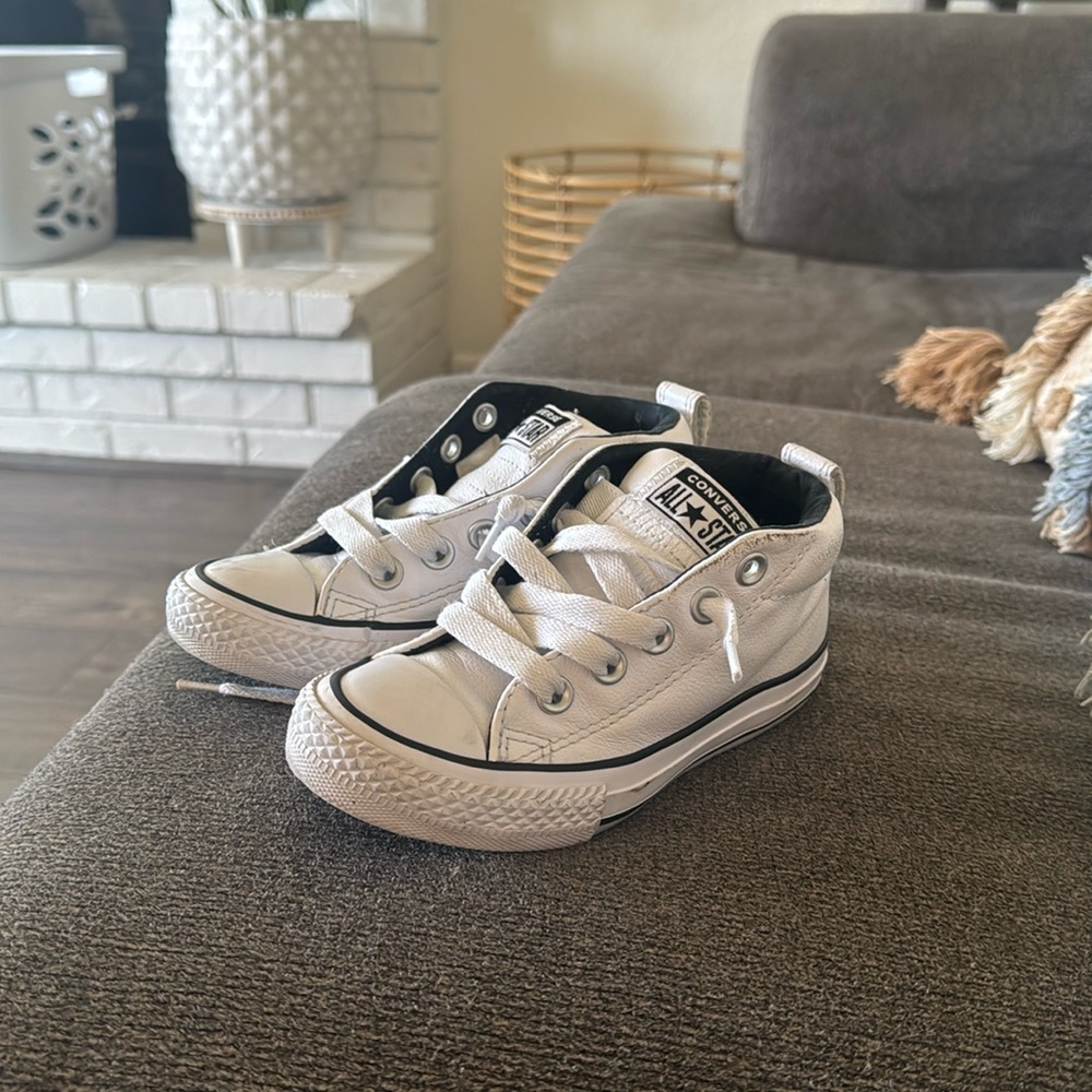 Leather High Top Converse